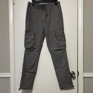 PacSun Gray Slim Cargo Pants
